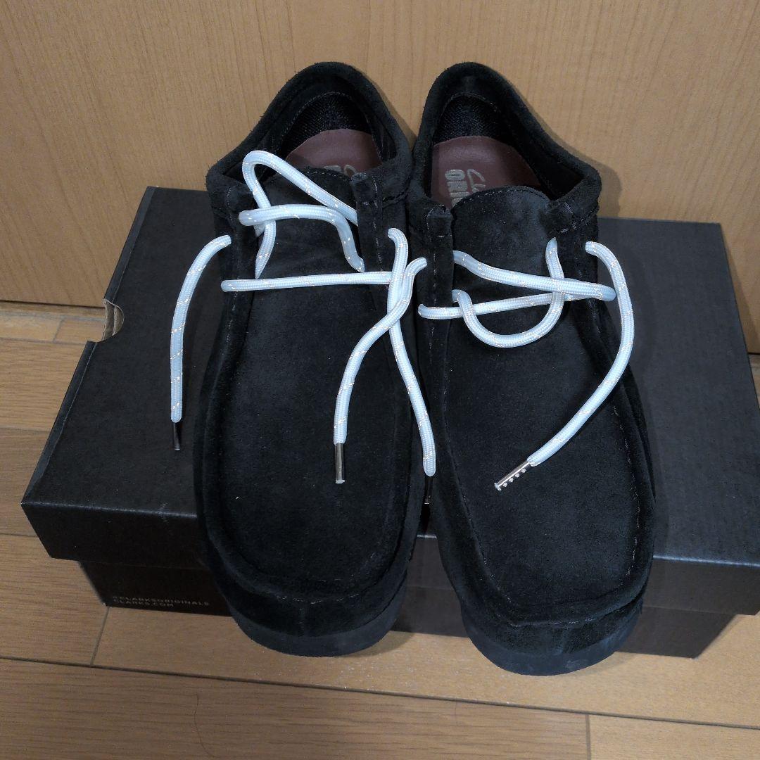 クラークス　ワラビー　ゴアテックス　26.5　UK8　GETABACO靴紐付き