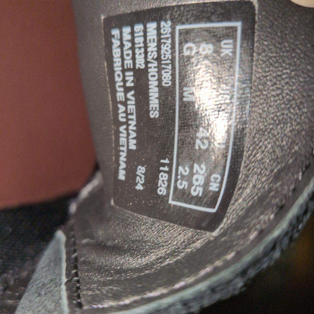 クラークス　ワラビー　ゴアテックス　26.5　UK8　GETABACO靴紐付き