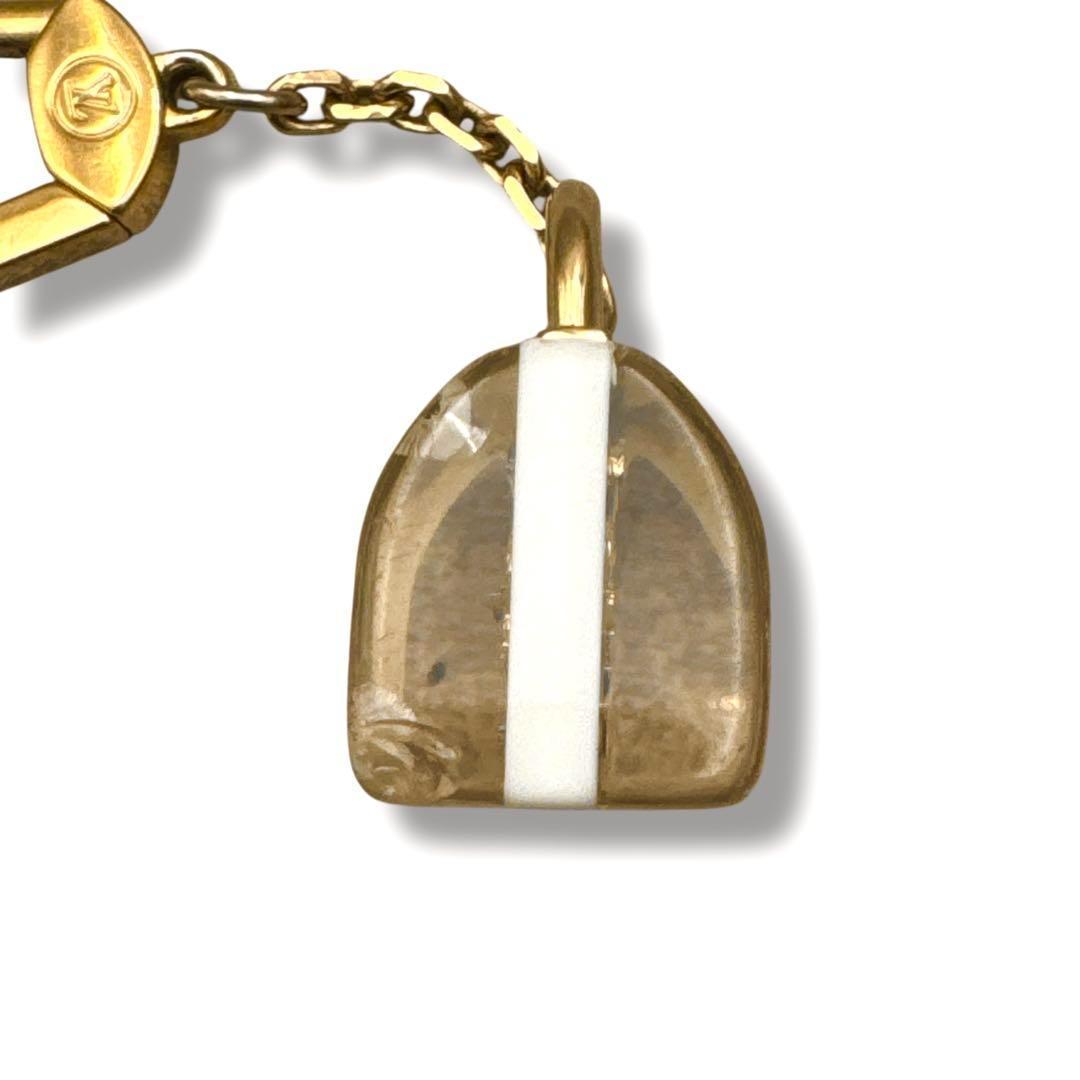 ルイヴィトン インクルージョン バッグ型 チャーム ゴールド　スピーディ