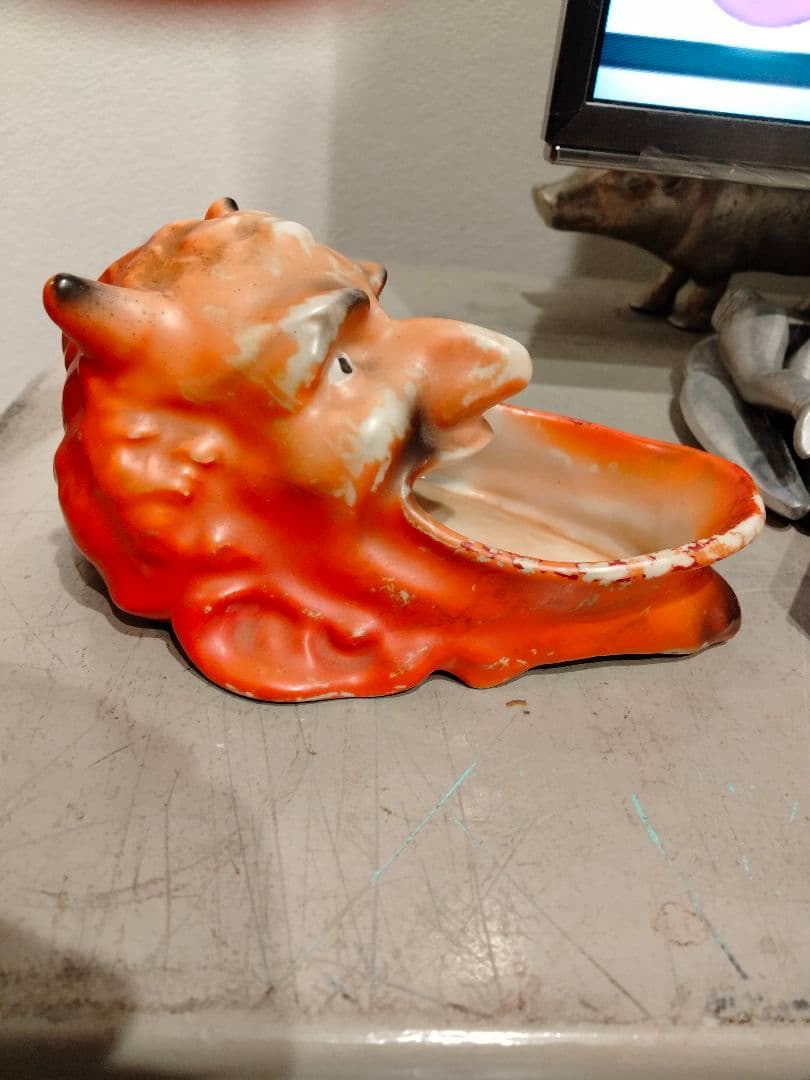 t*r様 40s デビル　サタン　ビンテージ　vintage ドクロ　スカル 灰