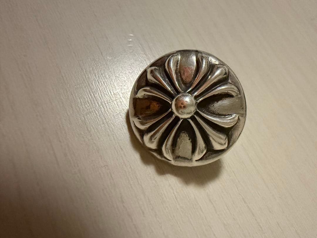 クロムハーツ CHROME HEARTSクロスボール ヘアゴム コンチョ SV