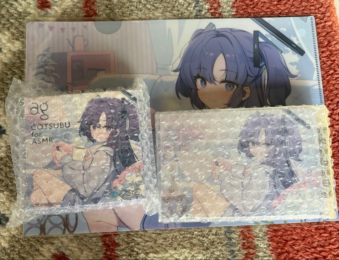 ユウカ　ASMRイヤホン クリアファイル　アクリルプレート3点セット　新品未開封