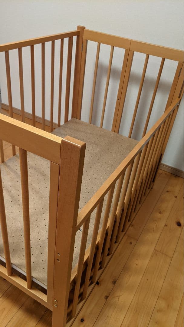 ☆日本製☆ベビーベッド スリーピー ハイタイプ（ワンタッチ開閉）