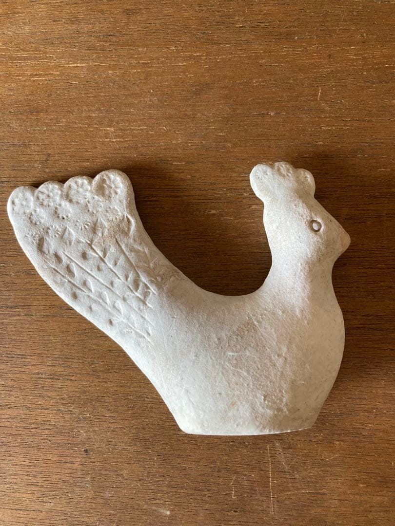 鹿児島睦　陶器　置物　鳥