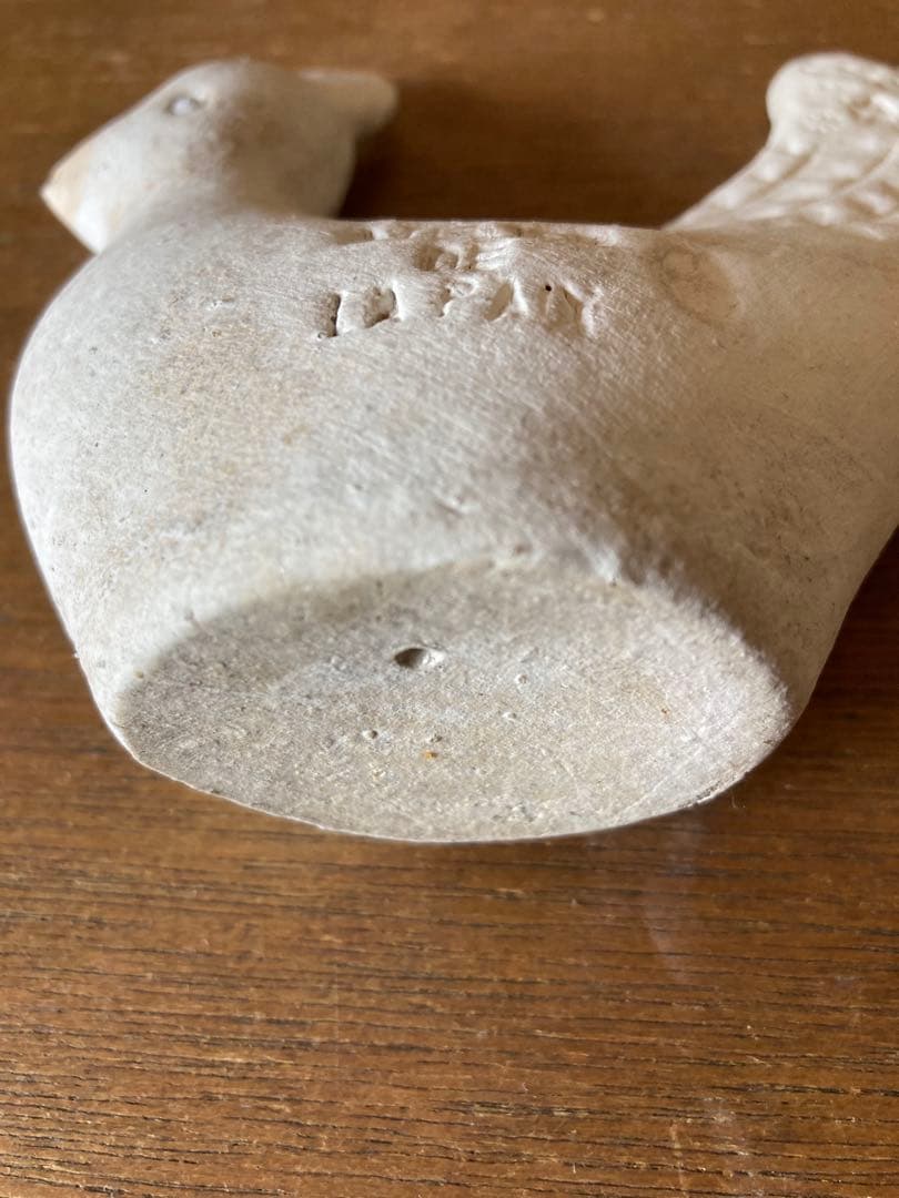 鹿児島睦　陶器　置物　鳥