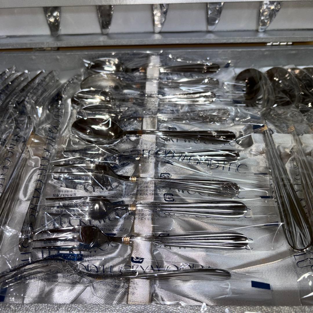 ラッキーウッド　カトラリーセット　5種　25本LUCKY WOOD