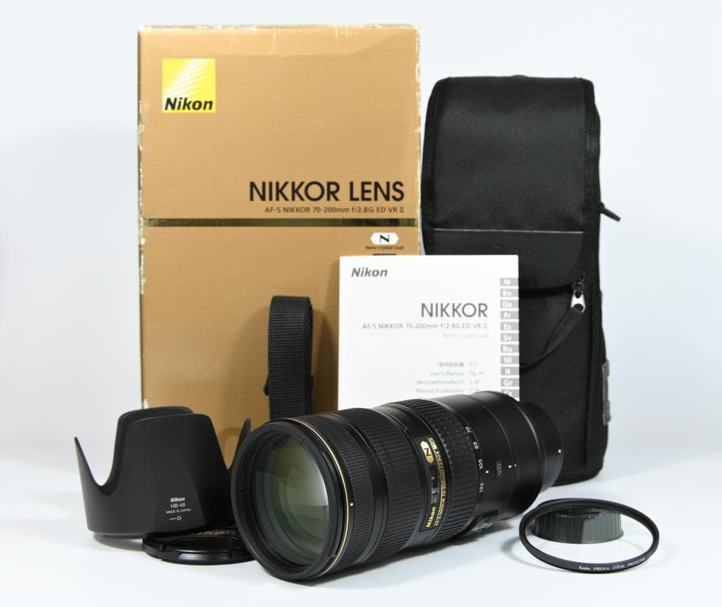 【超美品】 Nikon AF-S 70-200mm F2.8G ED VR II