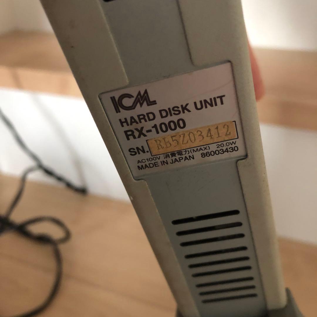 外付けハードディスク・ドライブ ICM SCENAGE HARD DISK UNIT RX-1000