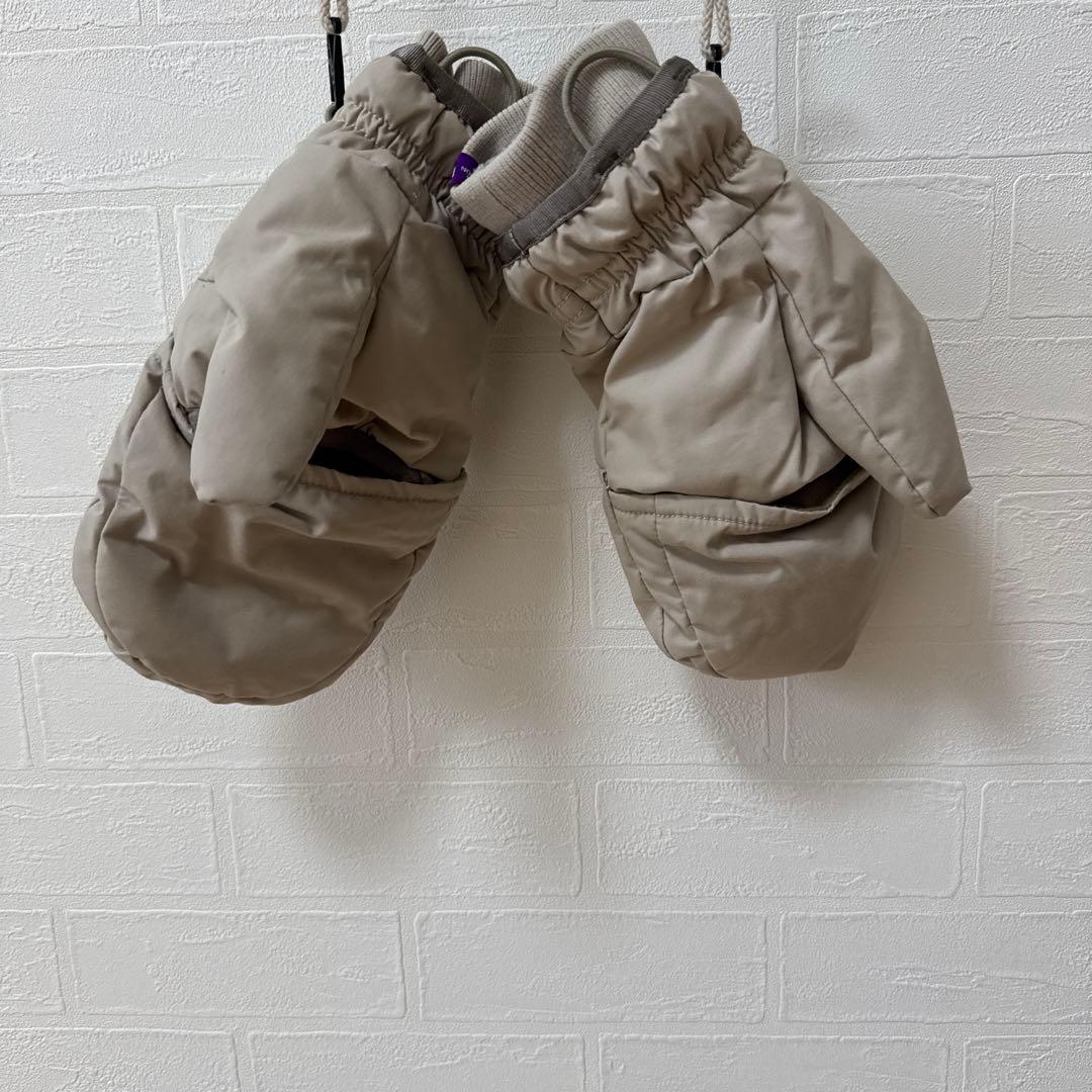 THE NORTH FACE ベージュ ナイロン ミトン 手袋