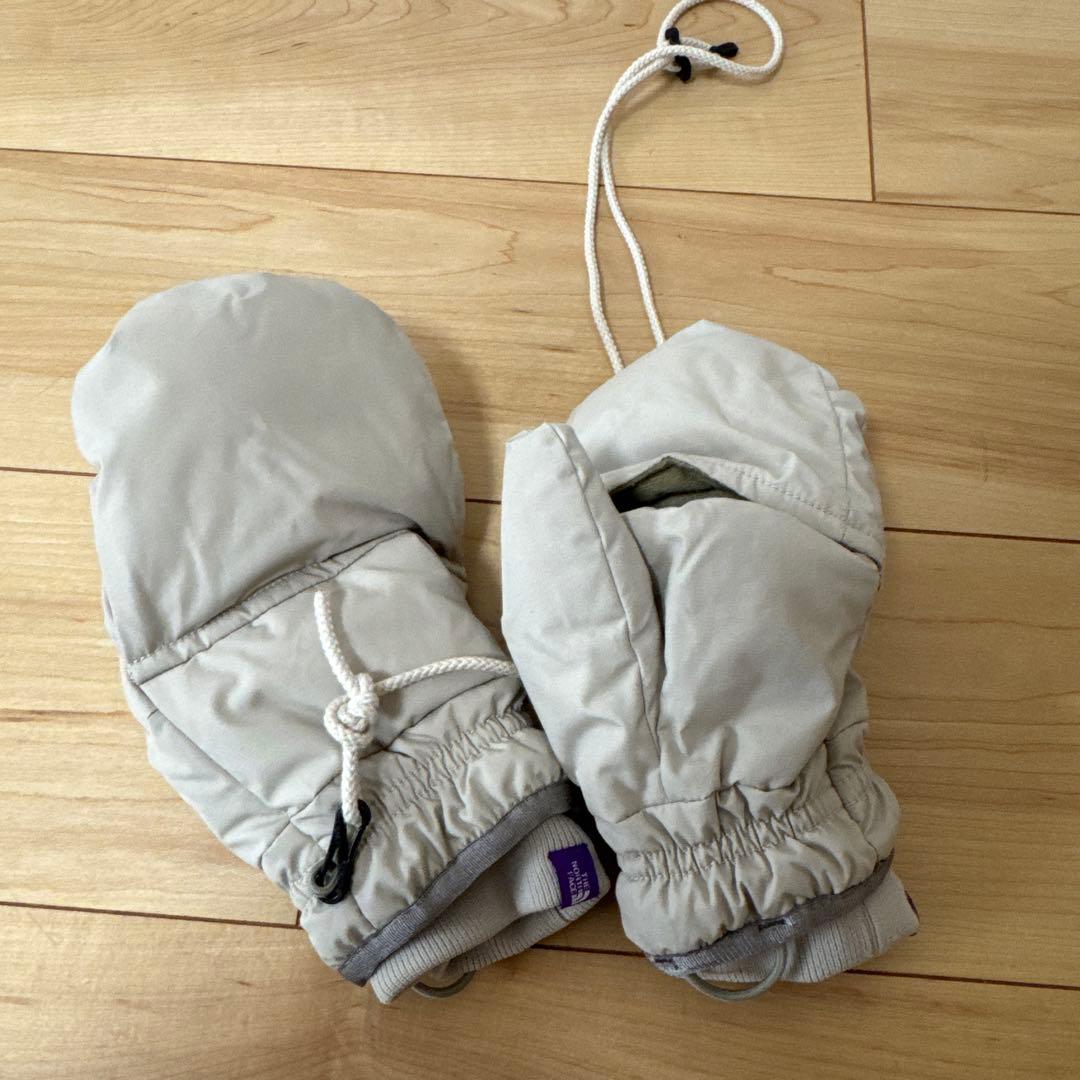 THE NORTH FACE ベージュ ナイロン ミトン 手袋