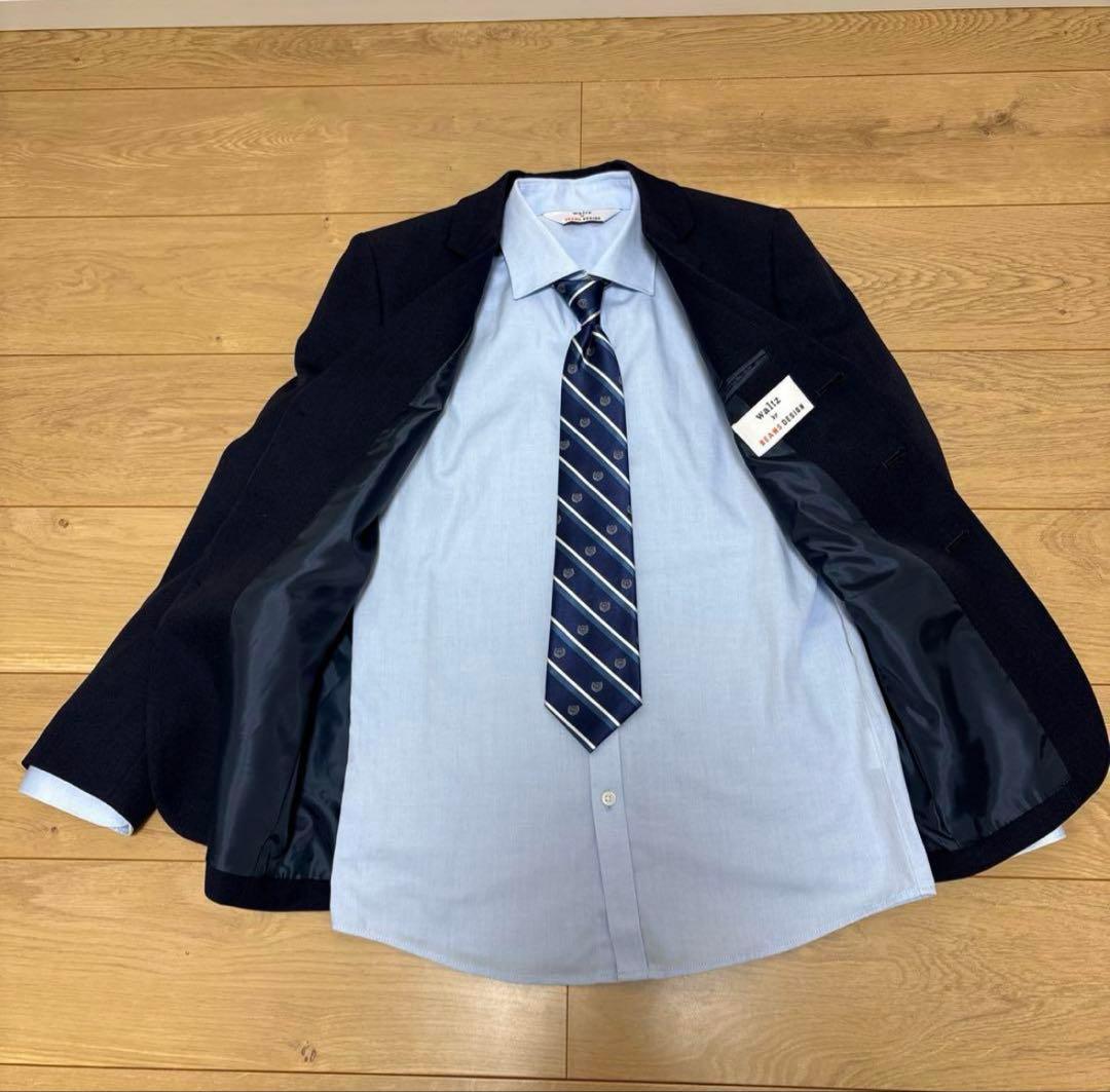 美品 waltz by BEAMS DESIGN ネイビー スーツ 160