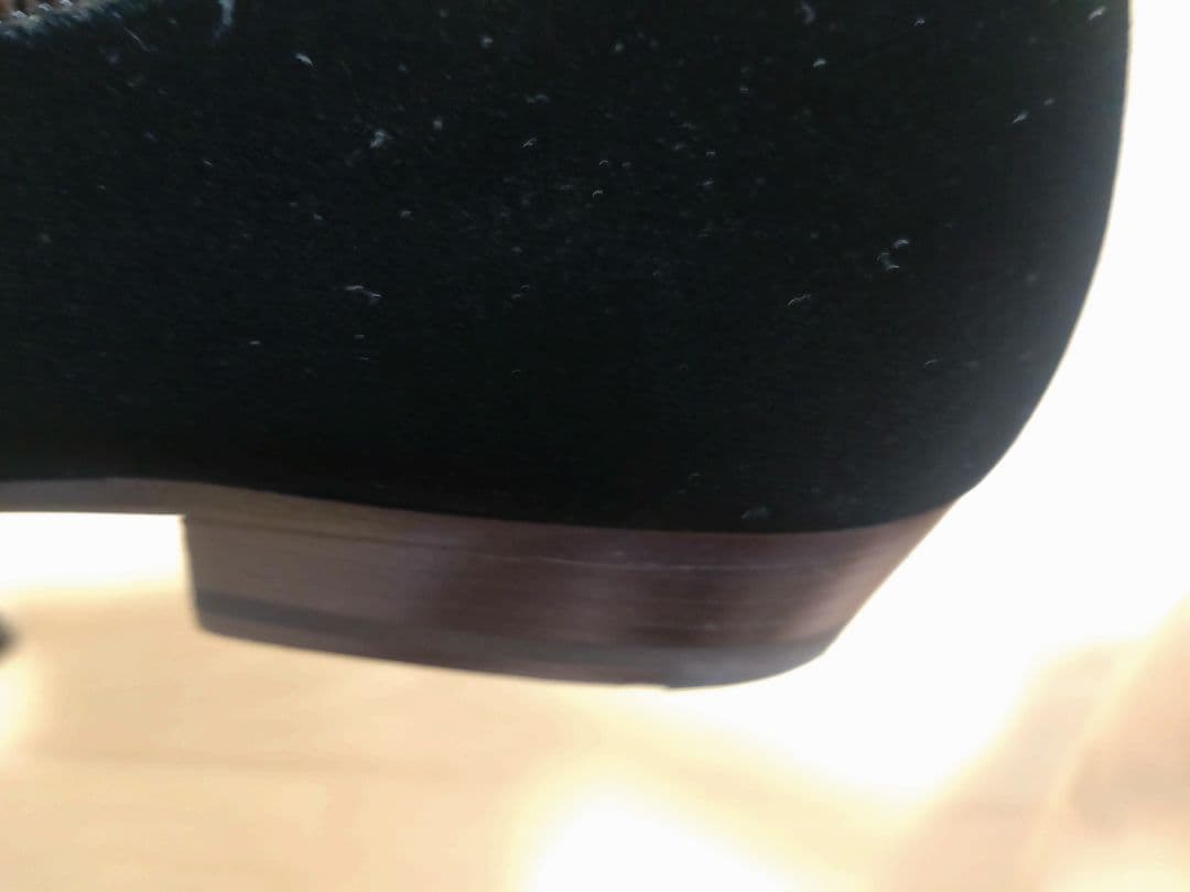 ドゥロワーSaint Laurent ブラック フラットシューズ