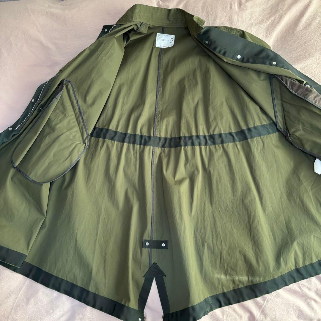 sacai コットンナイロン オックスフォード コート SCW-004 サイズ1