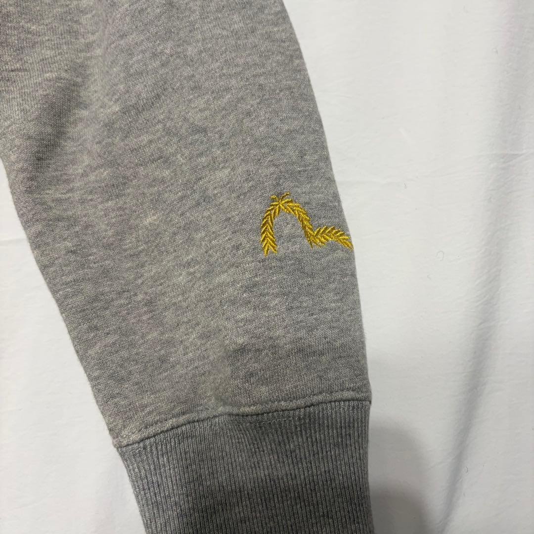 EVISU ジップアップスウェット　ロゴプリント　カモメ　希少デザイン　Y2K