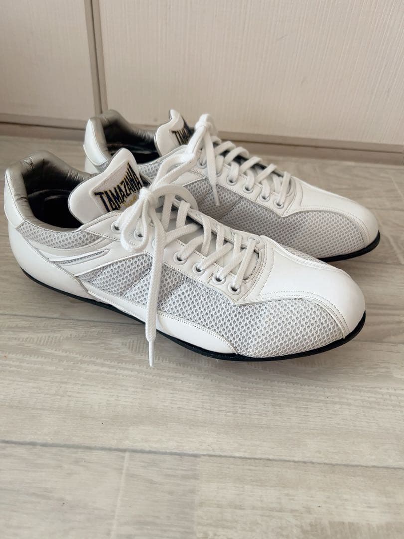 TAMAZAWA ホワイト スパイクシューズ　27.5