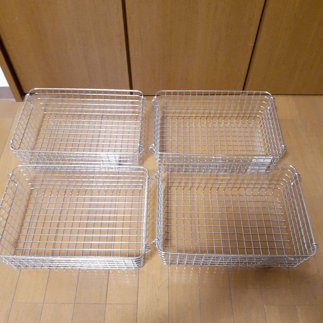無印良品　MUJI ステンレスワイヤーバスケット　新品　未使用　まとめ売り
