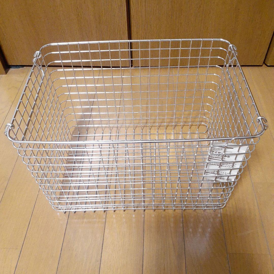 無印良品　MUJI ステンレスワイヤーバスケット　新品　未使用　まとめ売り