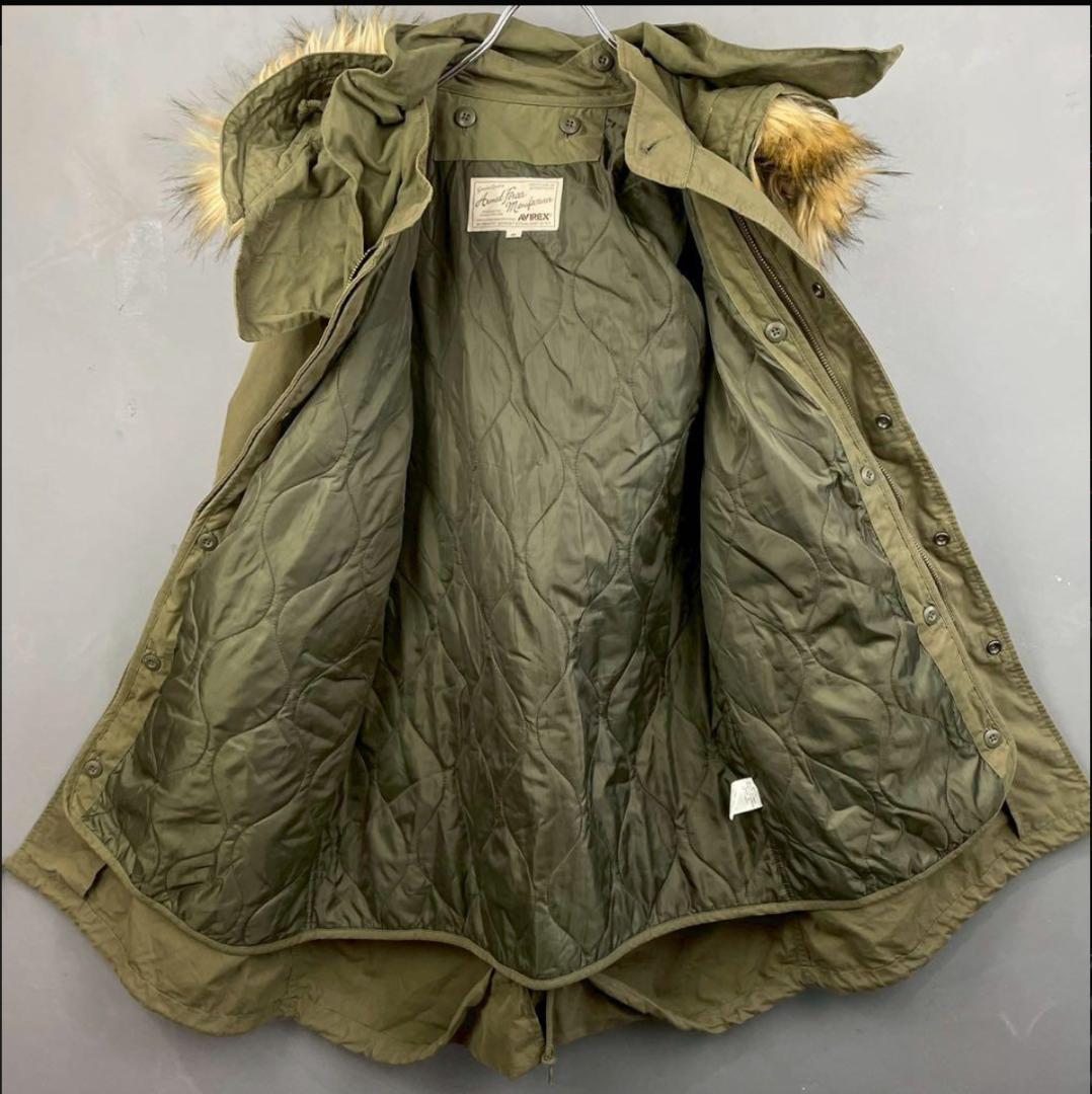 AVIREX アヴィレックス M65 モッズコート ファー/ライナー付き