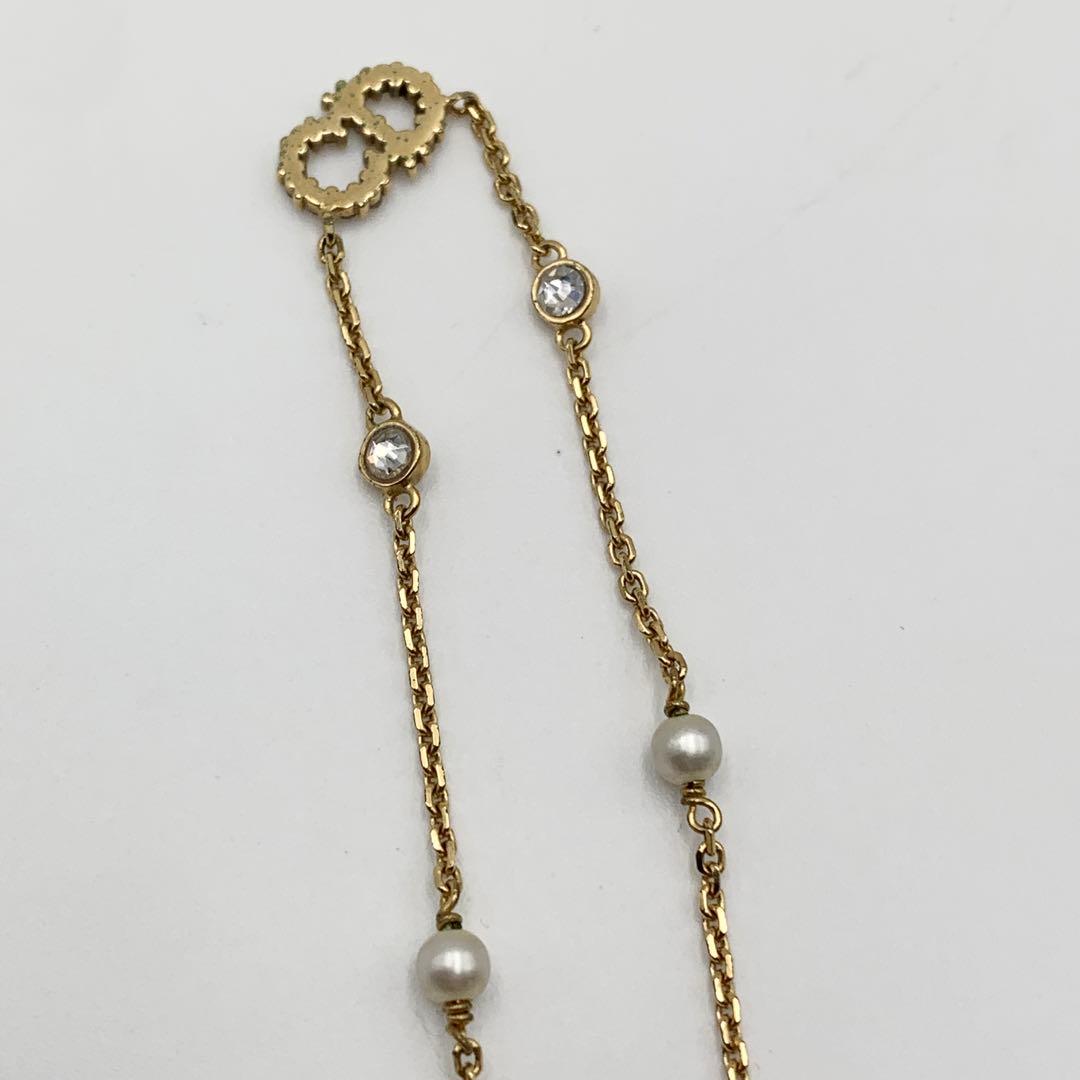 極美品 現行 ディオール DIOR ネックレス パール Clair D Lune