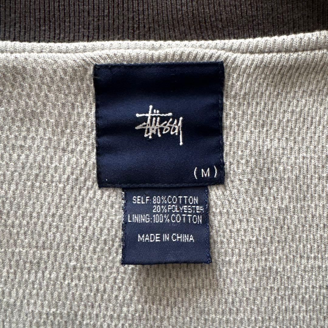 old stussy スウェット　スタジャン　紺タグ