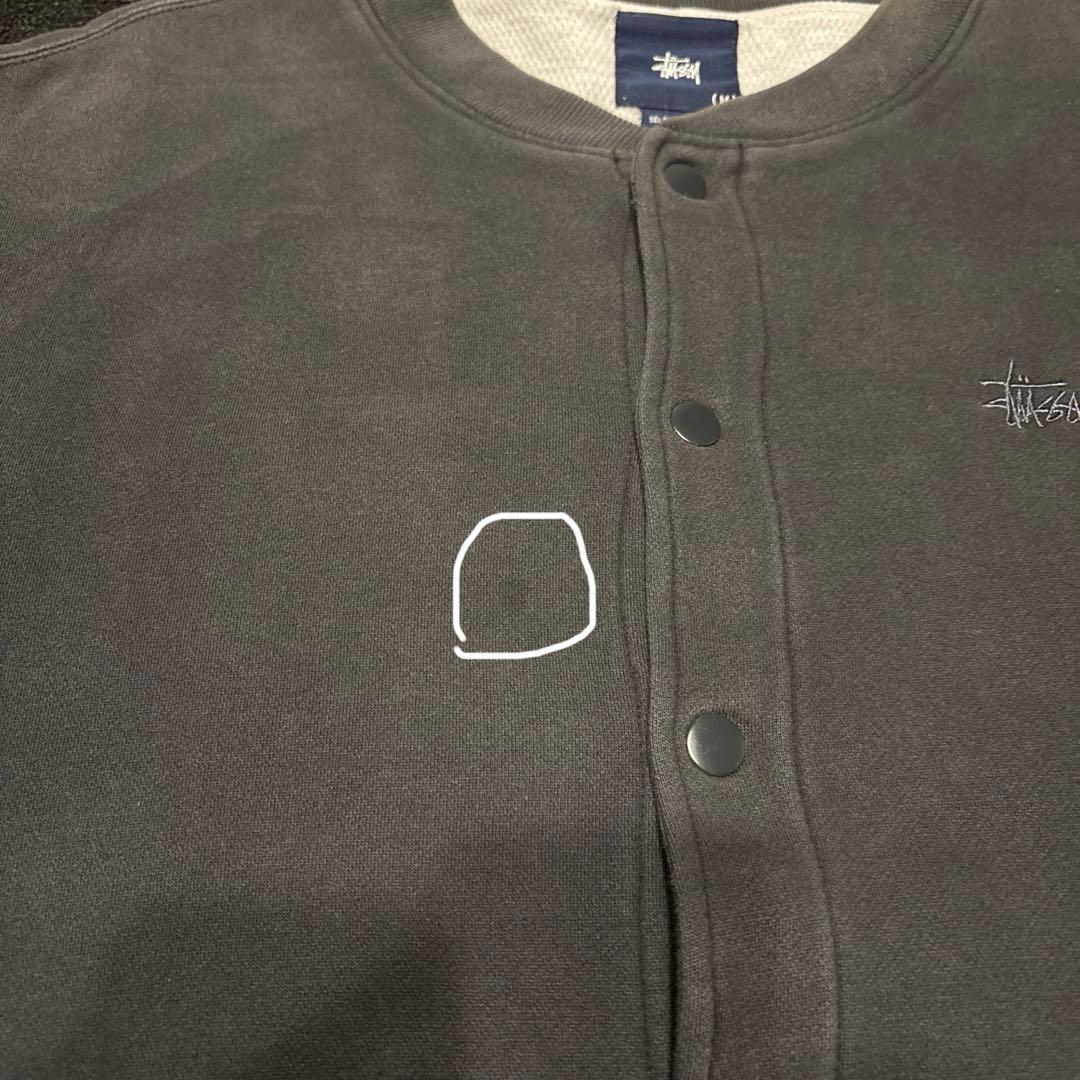 old stussy スウェット　スタジャン　紺タグ