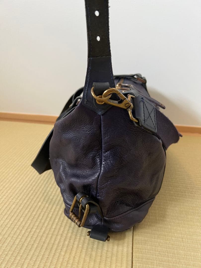 masterpiece ダークパープル レザー