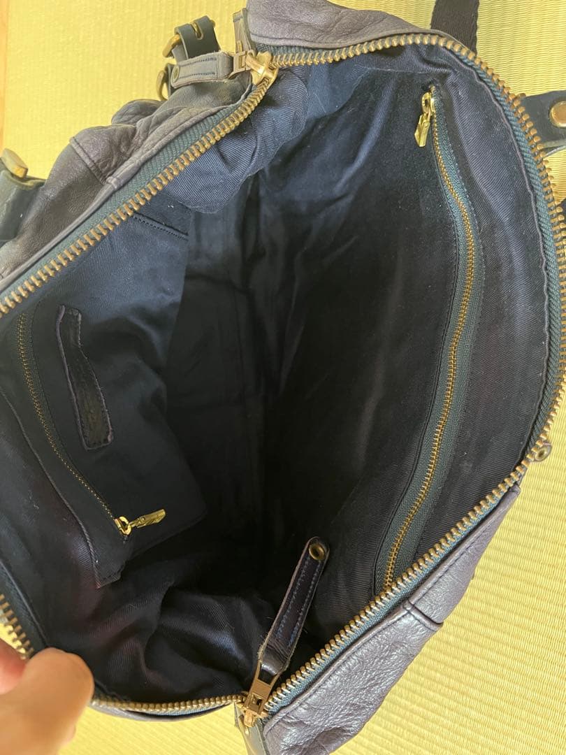 masterpiece ダークパープル レザー