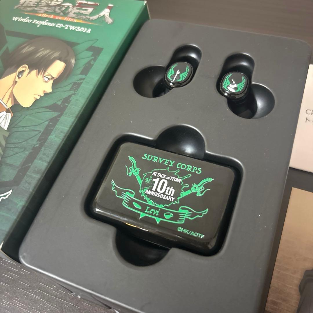 ONKYO 進撃の巨人コラボ リヴァイ ワイヤレスイヤホン オンキヨー
