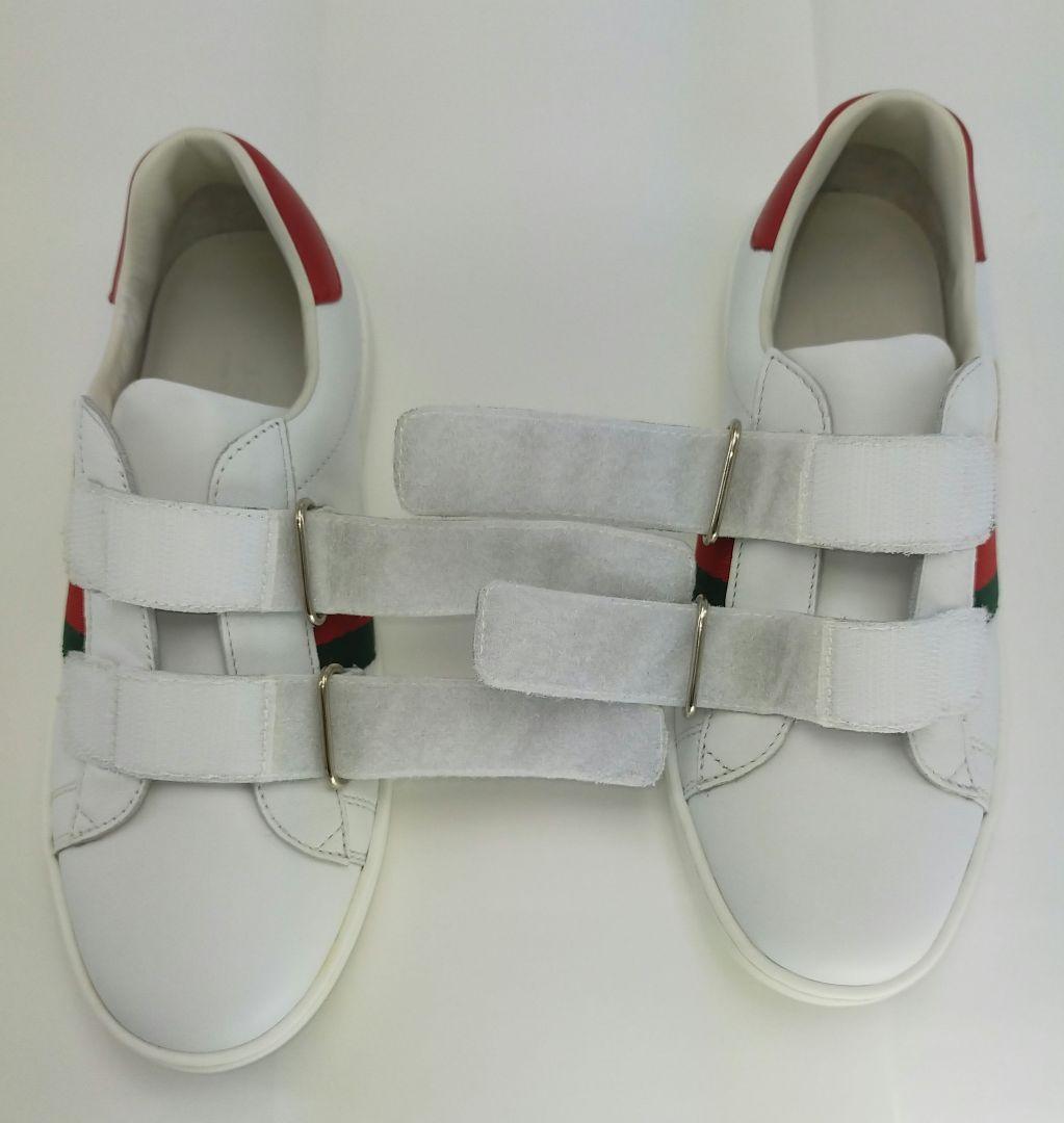 i*♡様 美品　GUCCHI グッチ　キッズ　スニーカー シェリーライン　猫　3