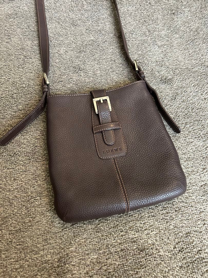 LOEWE ロエベ　レザーショルダーバッグ