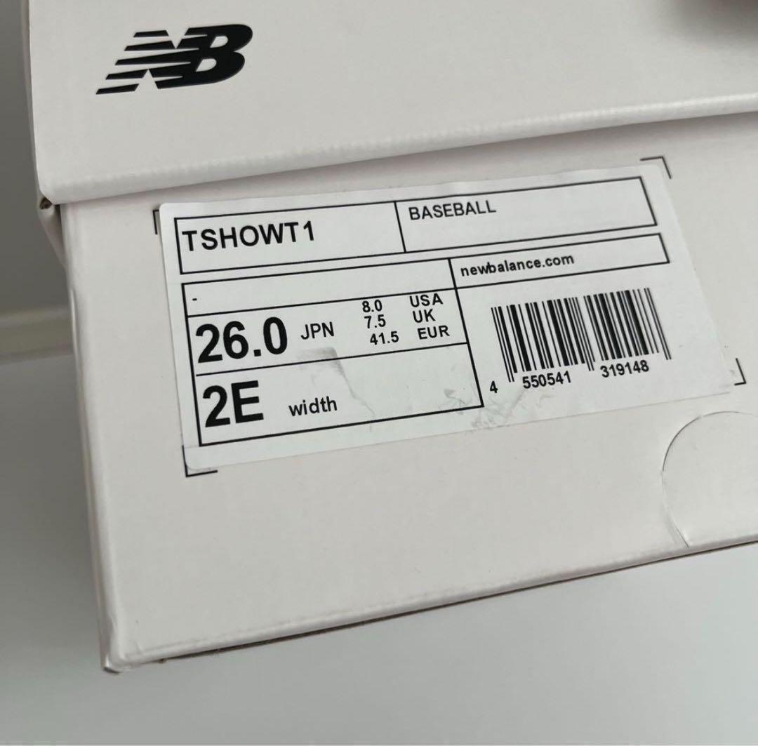 【新品未使用】New Balance Ohtani 1 Trainer 26cm