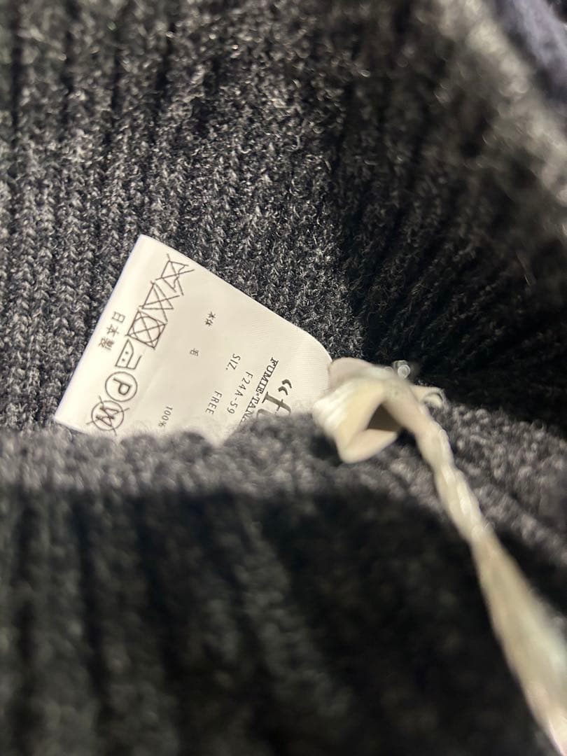 未使用フミエタナカfumietanakaフリンジスヌードネックウォーマー