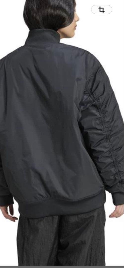 adidas オーバーサイズ ボンバージャケット オリジナルス レディース