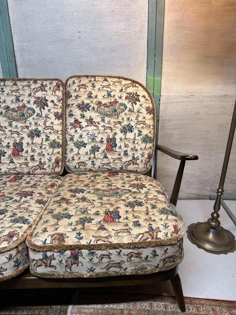 英国 アーコール Ercol ウィンザー 3人掛けソファ ビンテージ ソファ