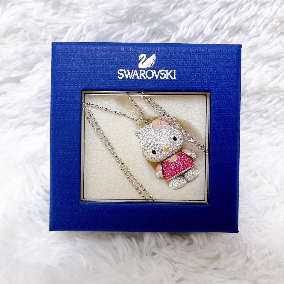 スワロフスキー　ネックレス　ハローキティ