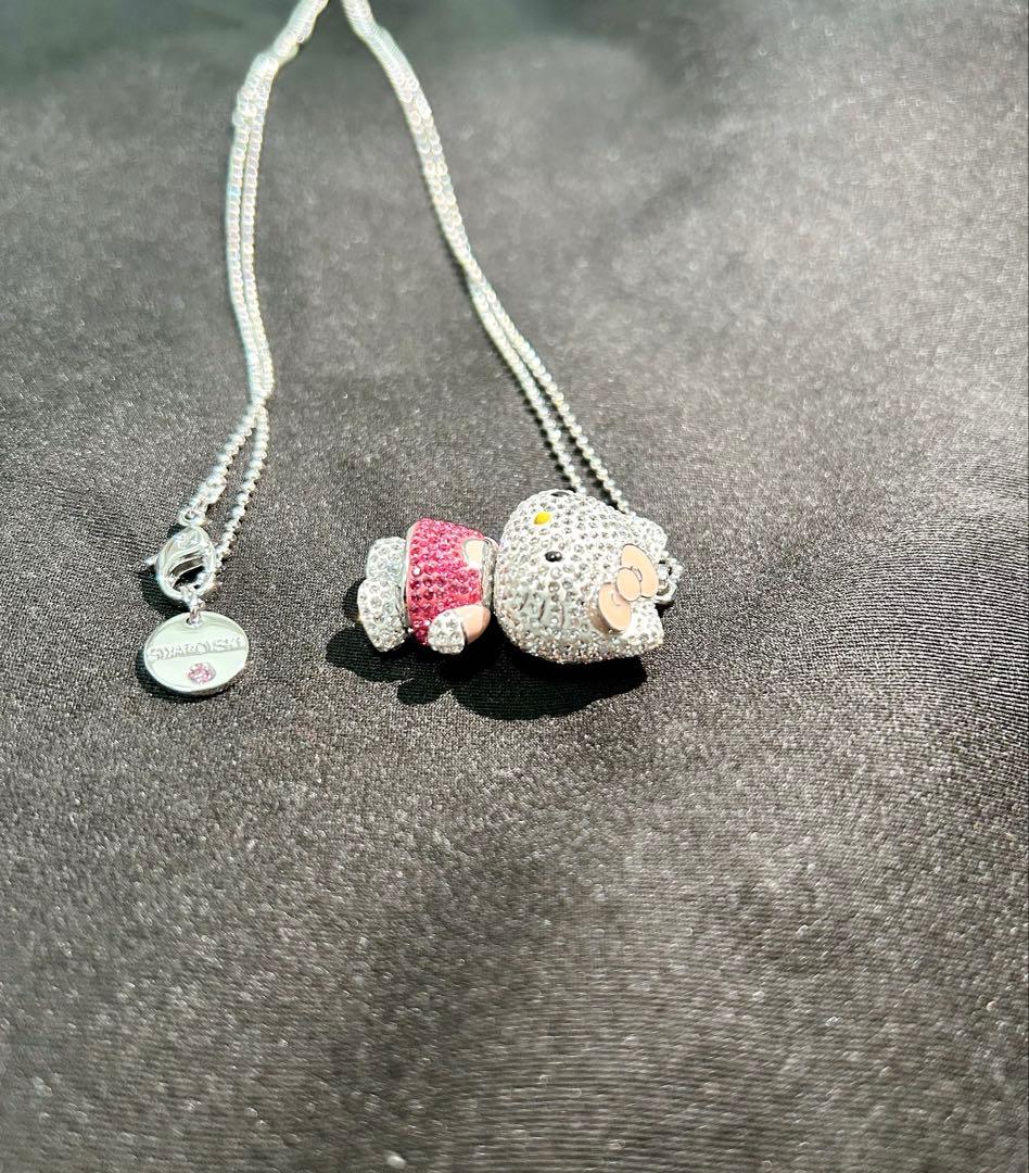 スワロフスキー　ネックレス　ハローキティ