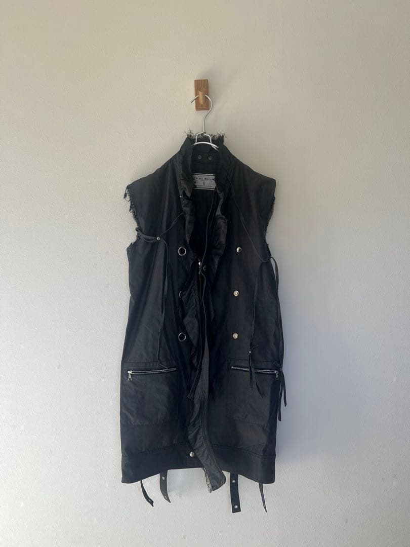 OSSA MONDO　オッサモンド　デニム風　ジレ　グランジ　ベスト