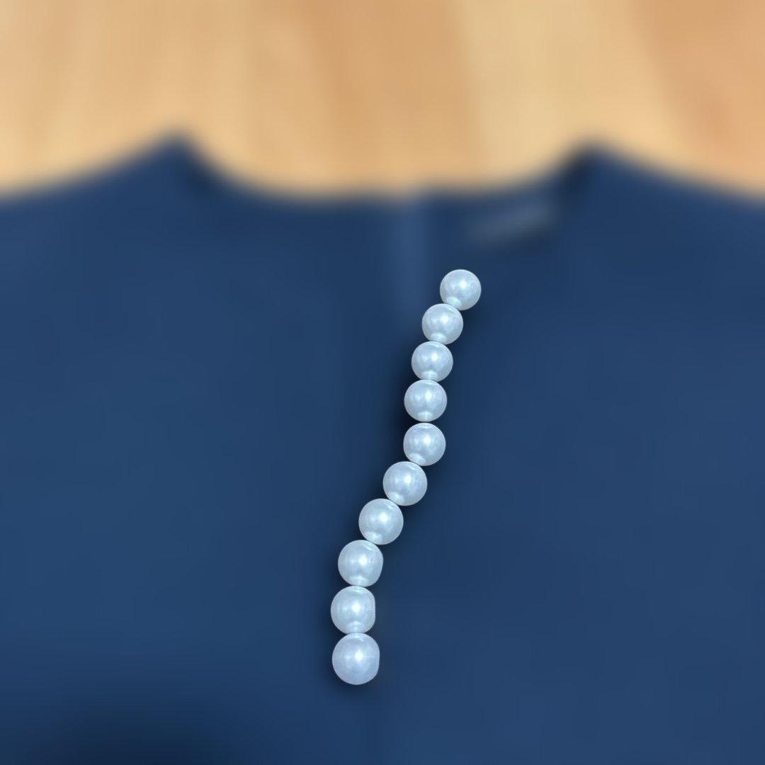 ヨーコチャンネイビー ひざ丈ワンピース 38