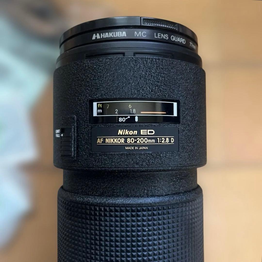 【美品】ニコンのAF-NIKKOR 80-200mm f/2.8D EDレンズ