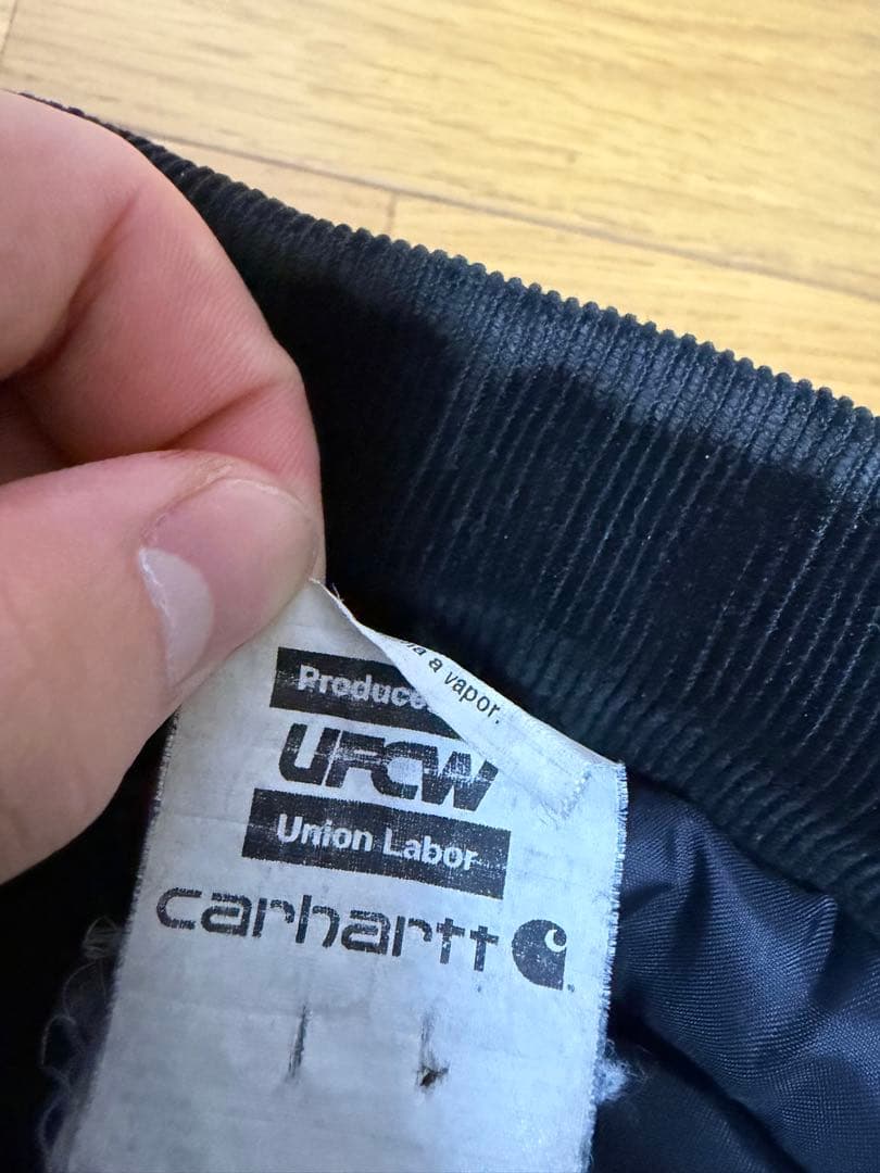 Carhartt 黒 カバーオール made in USA