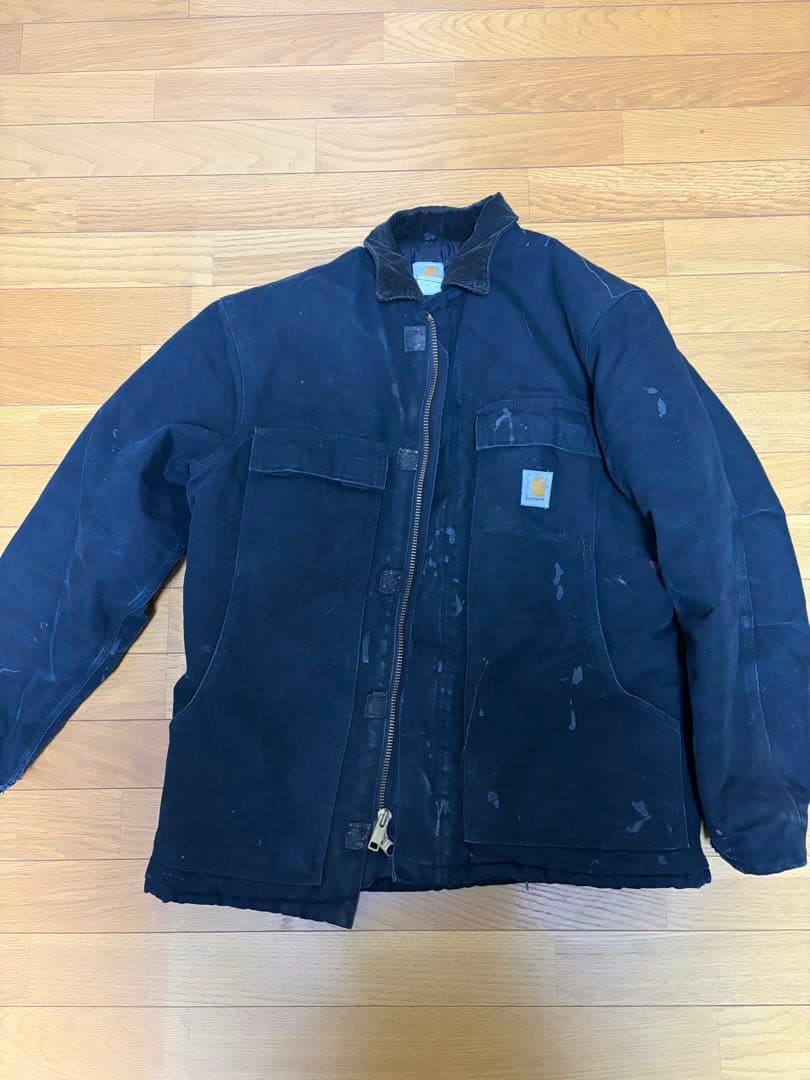 Carhartt 黒 カバーオール made in USA