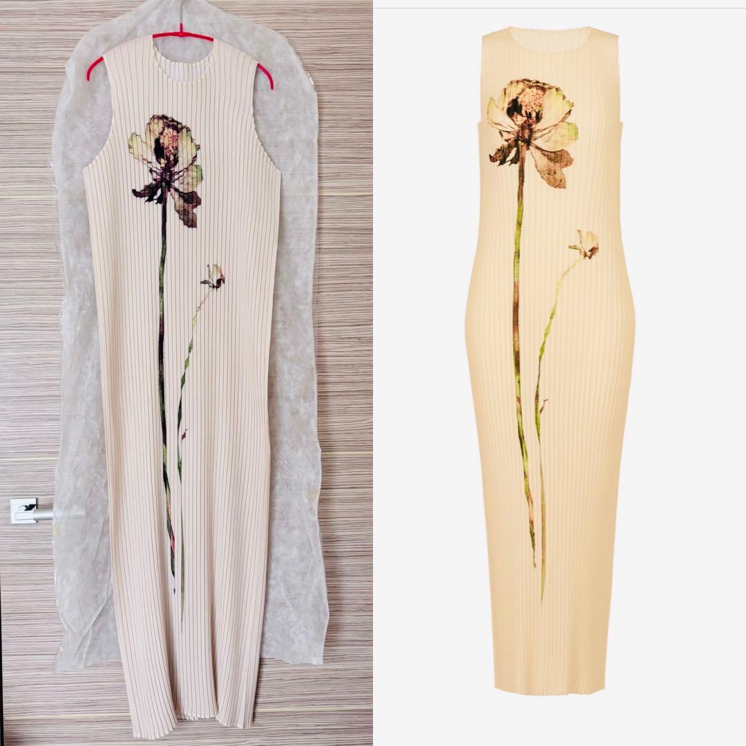 2025SS イッセイミヤケPRESSED FLORA PLEATSワンピース