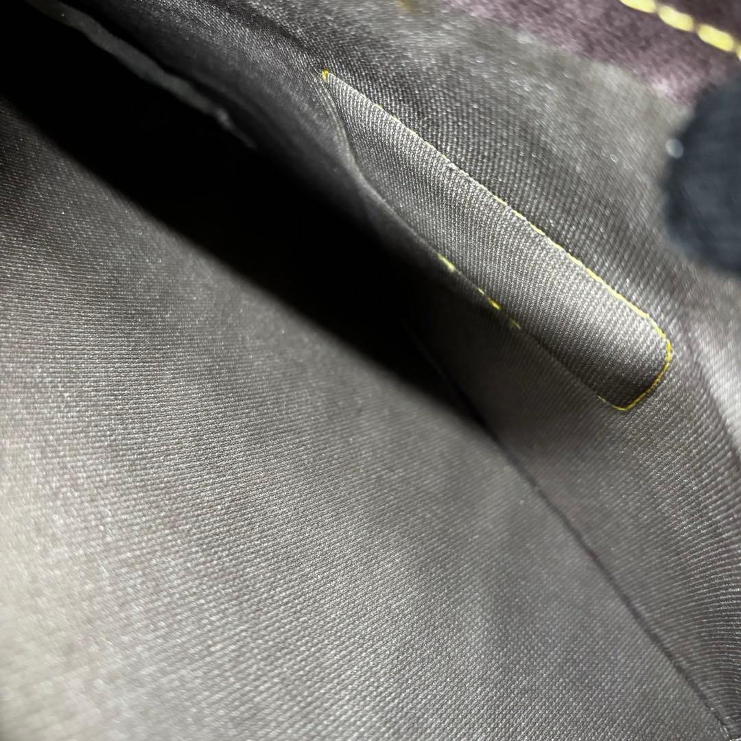 【ヴィンテージ】ハンティングワールド　ボストンバッグ　ナイロン　レザー　カーキ