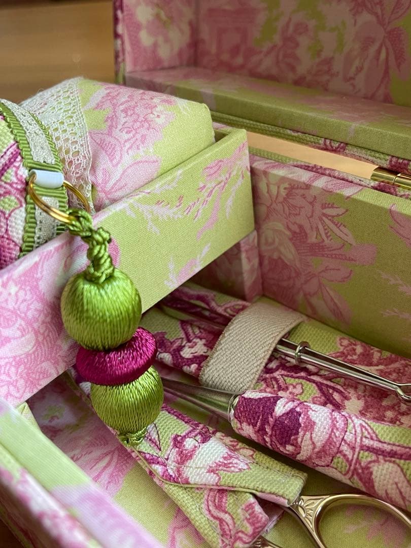 カルトナージュミニ裁縫箱