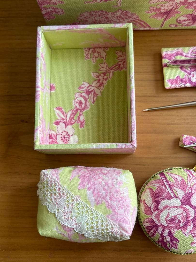 カルトナージュミニ裁縫箱