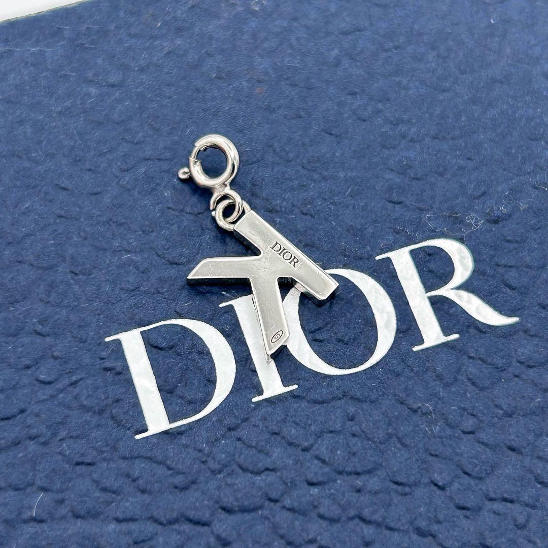 【超希少】DIOR ディオール アルファベットチャーム ［K］Ag925 パヴェ