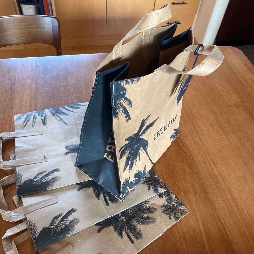 EREWHON エレウォンクラフトウォッシャブルバッグ1点と紙袋3点