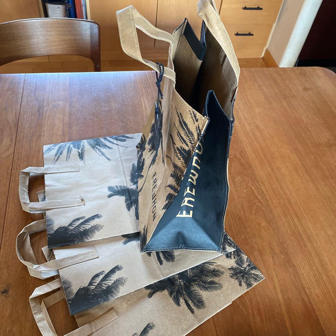 EREWHON エレウォンクラフトウォッシャブルバッグ1点と紙袋3点