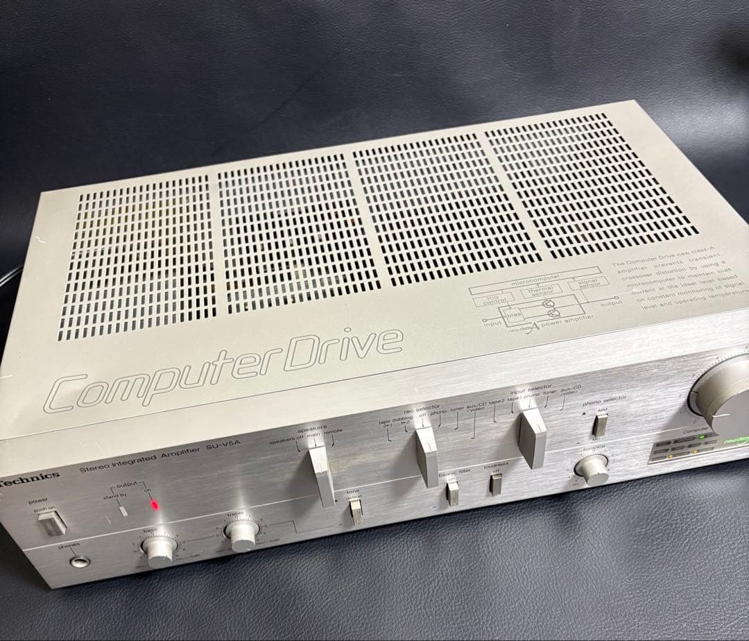 【通電確認済】テクニクス　Technics SU-V5A　アンプ