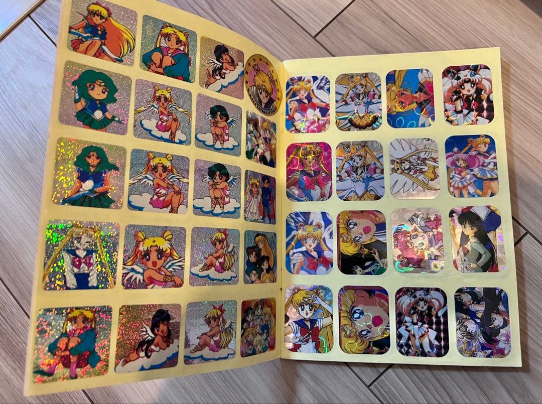 セーラームーン ホログラムシール コレクション30年前のアーカイブ品